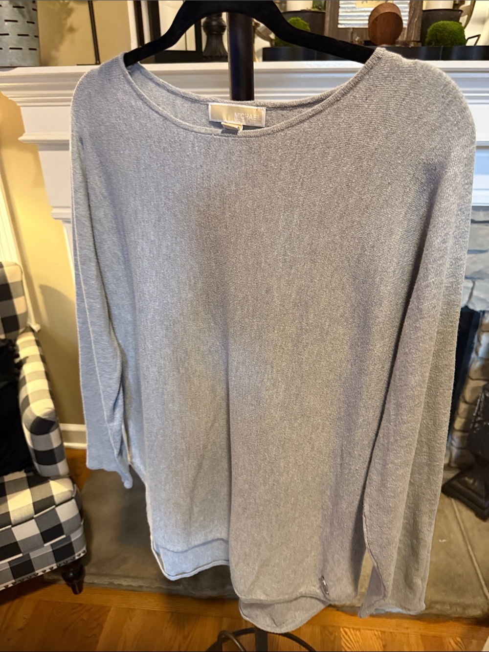 Michael Kors Light Gray Crewneck Sweater